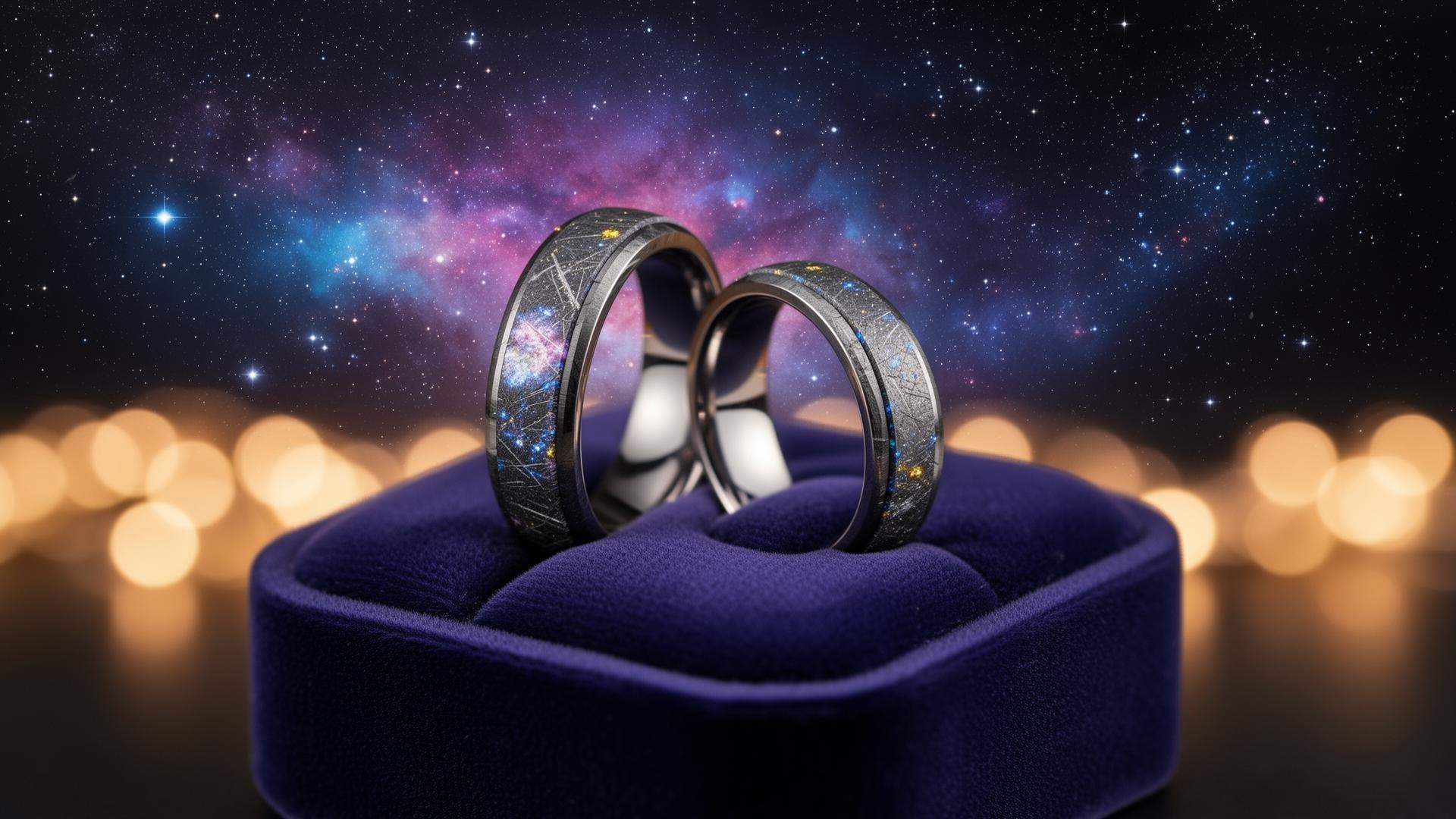 Suffield Rings GalaxiForge | Handcrafted Cosmic Rings with Meteorites, Opals & Rare ...